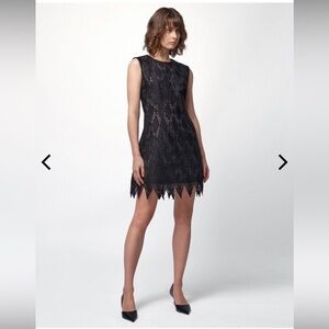 Saturday Club Openwork Lace Dress